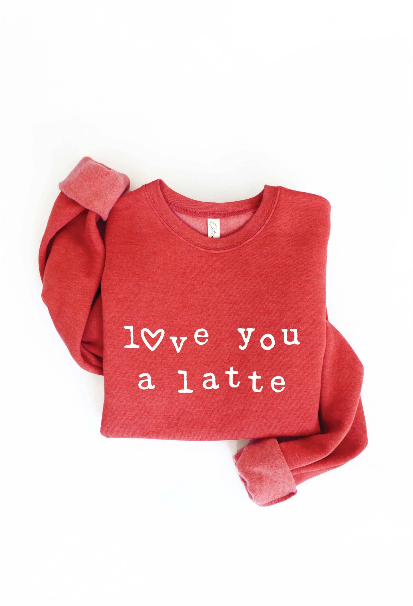 OAT COLLECTIVE - LOVE YOU A LATTE  Graphic Sweatshirt