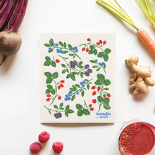 Load image into Gallery viewer, Ecologie - Berry Bramble Swedish Dishcloth