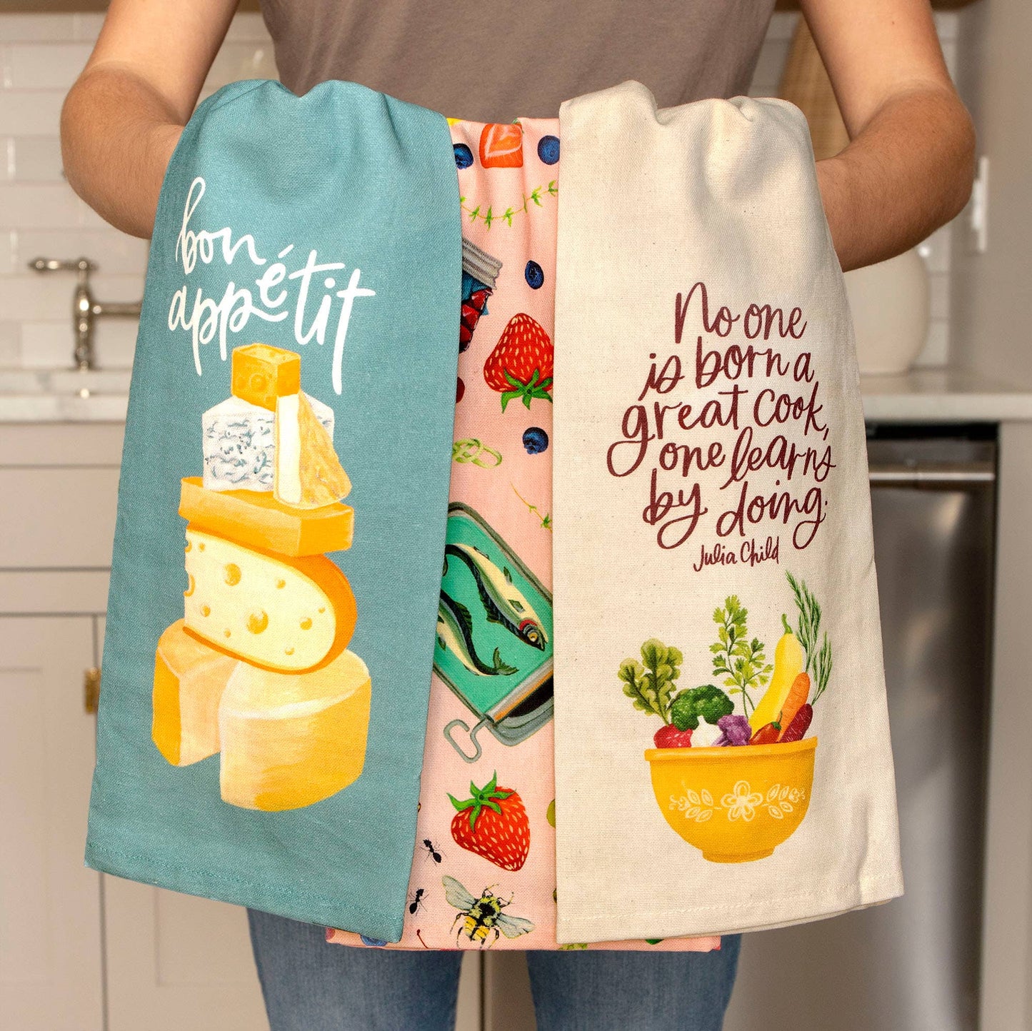 Kitchen Towel - Charcuterie Food - 1Canoe2