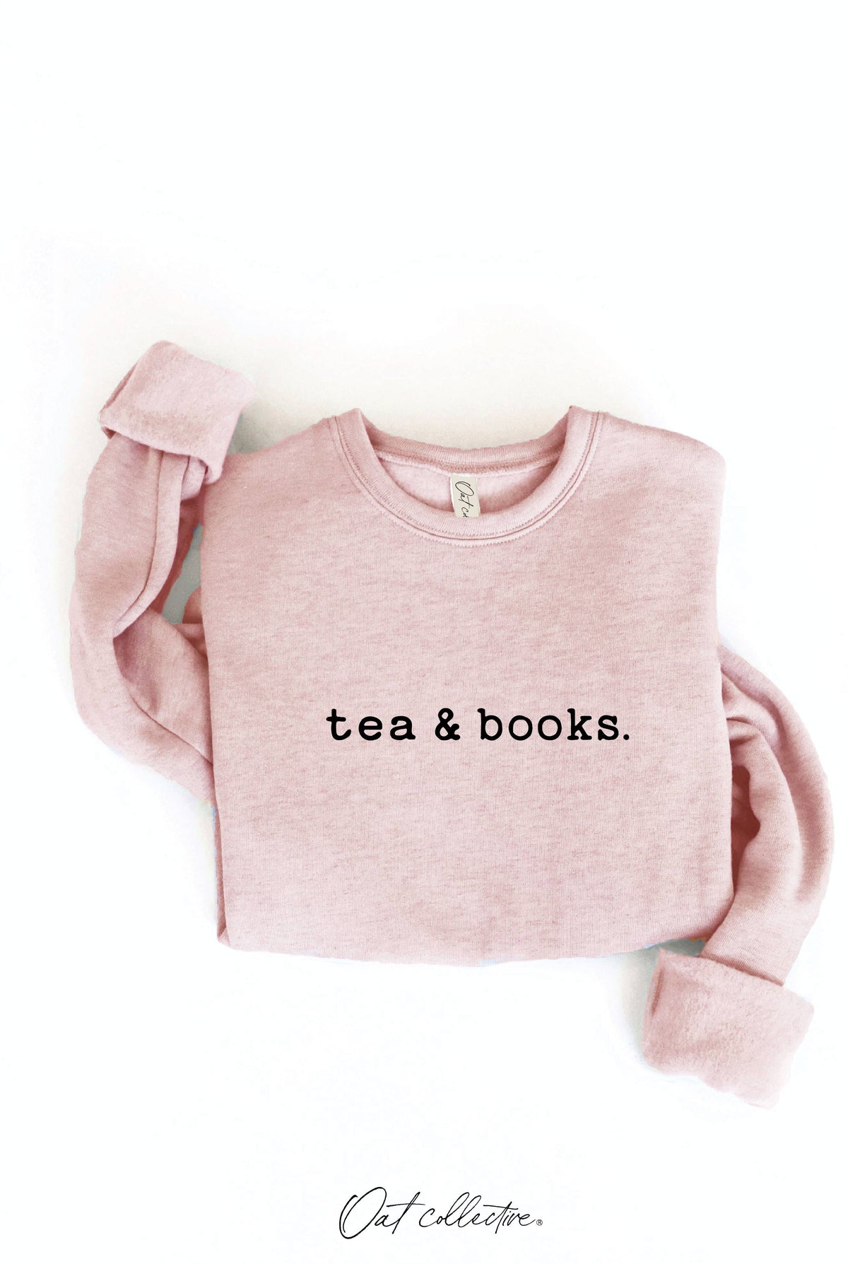 OAT COLLECTIVE - TEA AND BOOKS  Graphic Sweatshirt