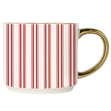 Load image into Gallery viewer, Red Stripe Coffee Mug