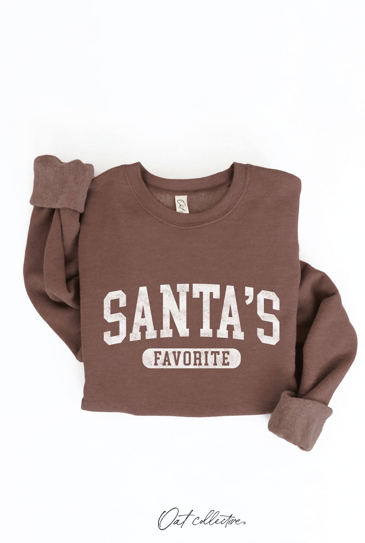 OAT COLLECTIVE - SANTA'S FAVORITE Graphic Sweatshirt