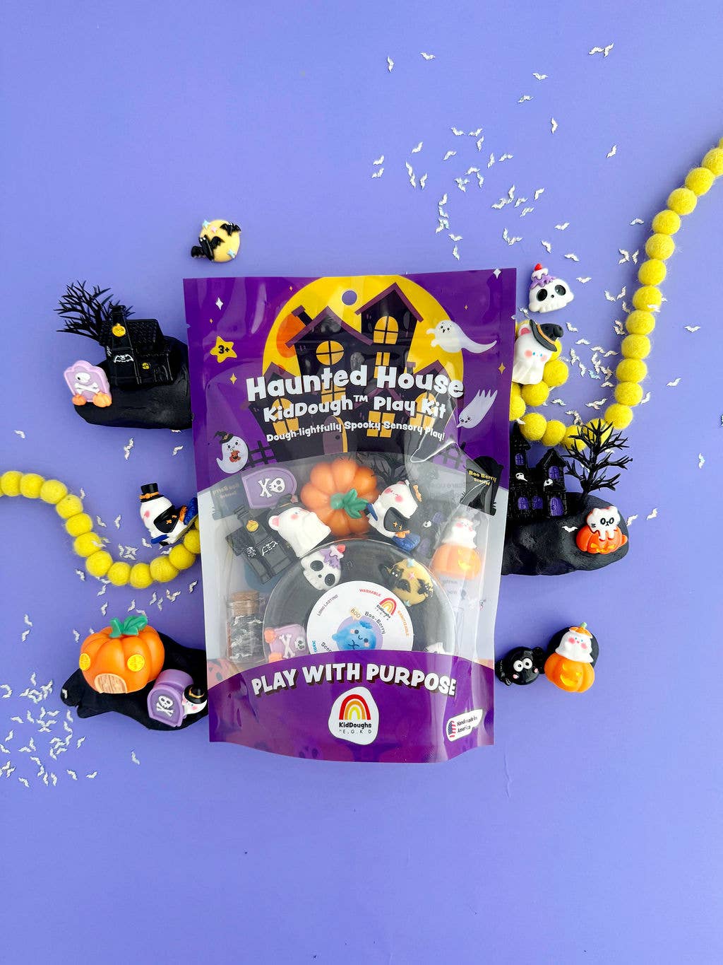 Earth Grown KidDoughs (KidDoughs by EGKD) - Haunted House KidDough Play Kit
