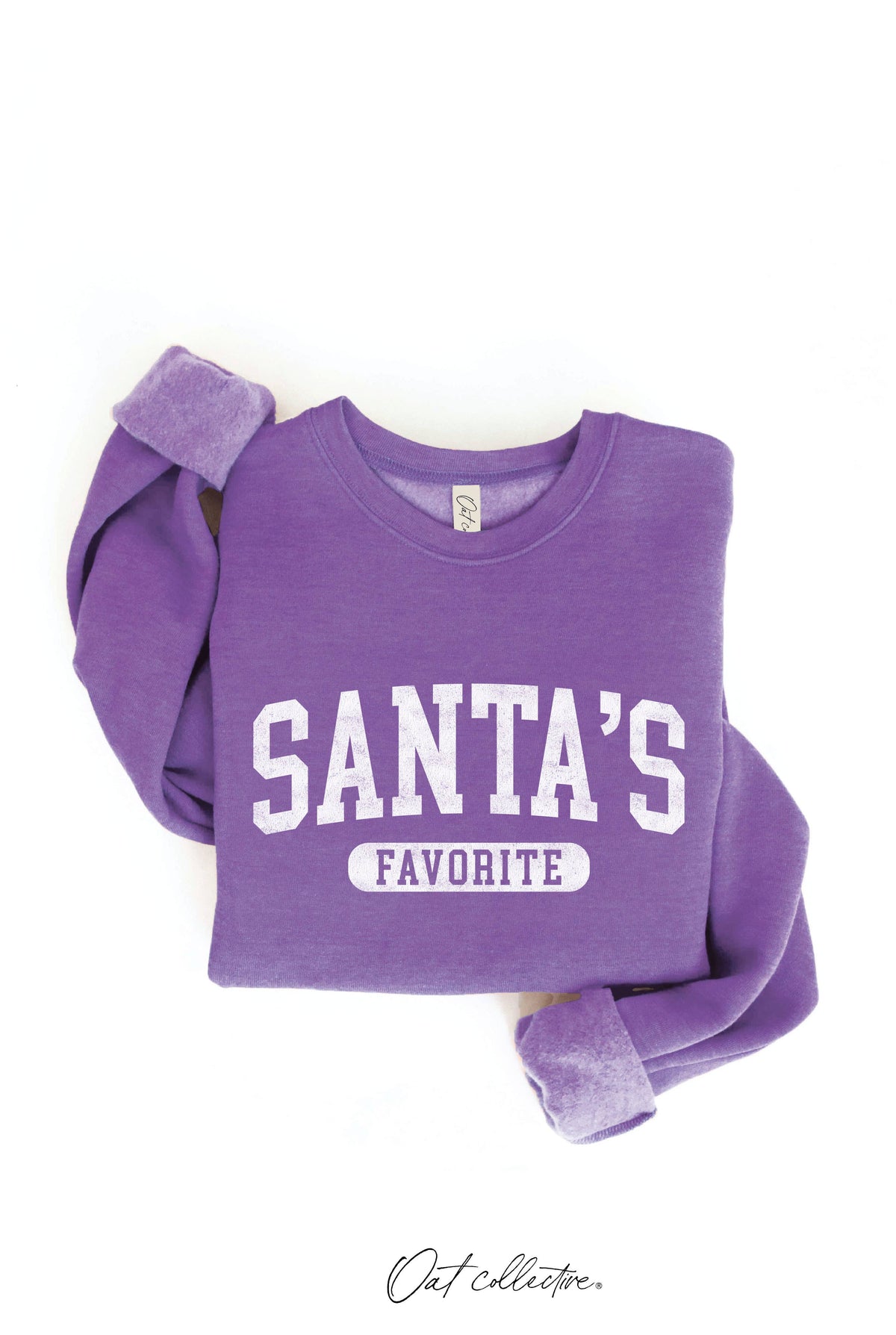OAT COLLECTIVE - SANTA'S FAVORITE Graphic Sweatshirt