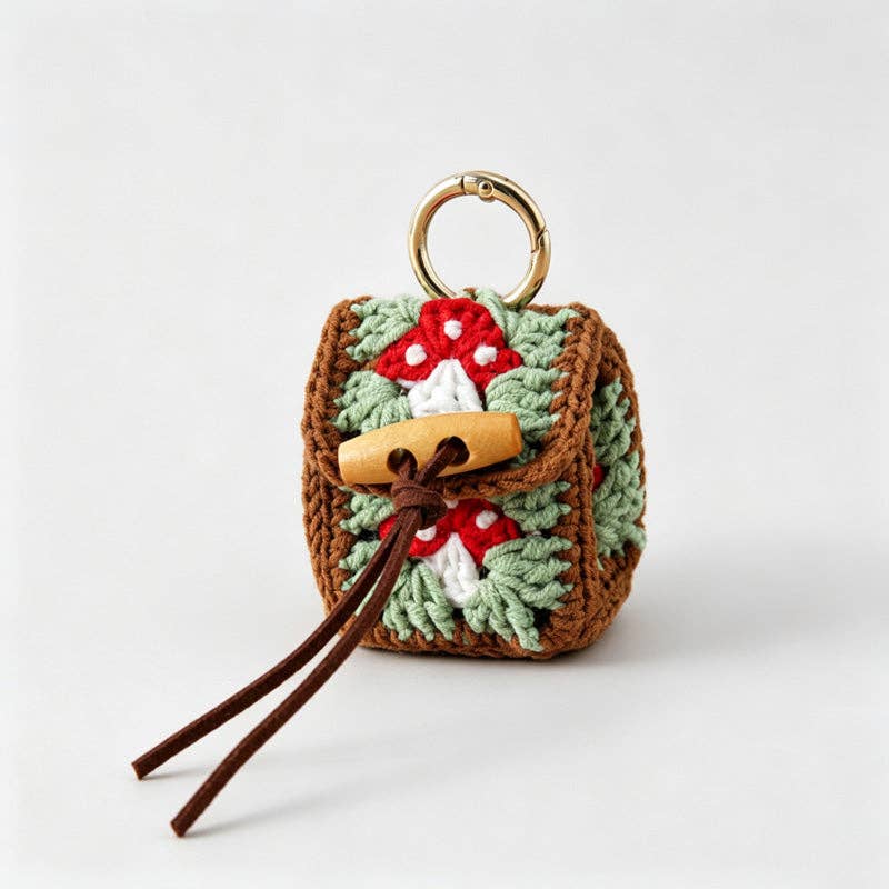 DAYLA - Crochet Mini Backpack Charm