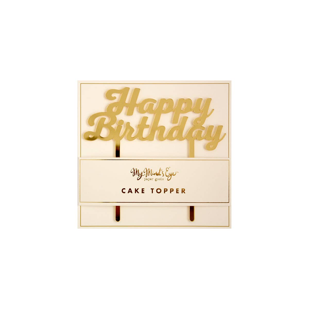 Happy Birthday  Cake Topper