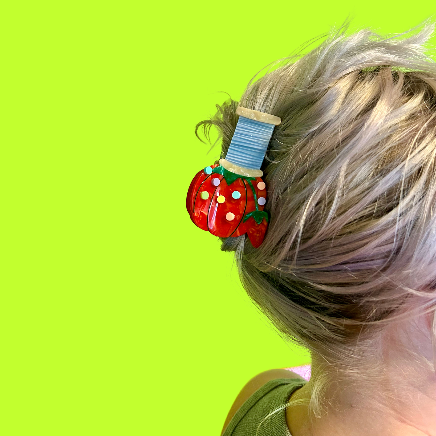 The Peach Fuzz - Pin Cushion Hair Claw