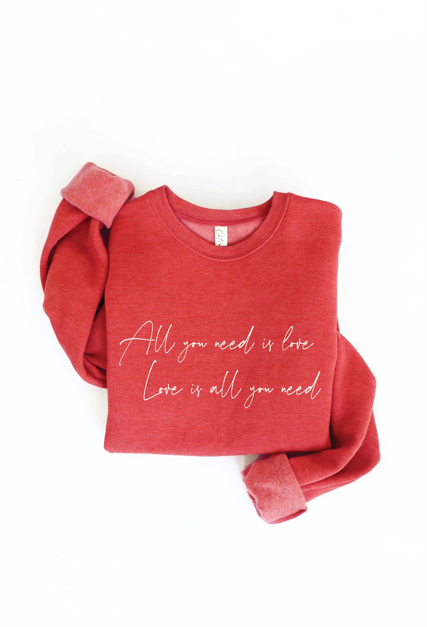 OAT COLLECTIVE - ALL YOU NEED IS LOVE Graphic Sweatshirt