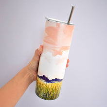 Load image into Gallery viewer, Steel Tumbler: Goldenrod Landscape