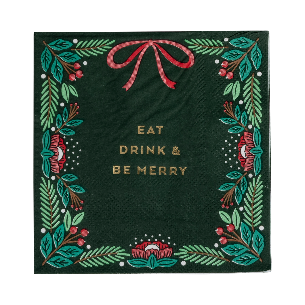 Napkin - Eat Drink & Be Merry - My Mind’s Eye