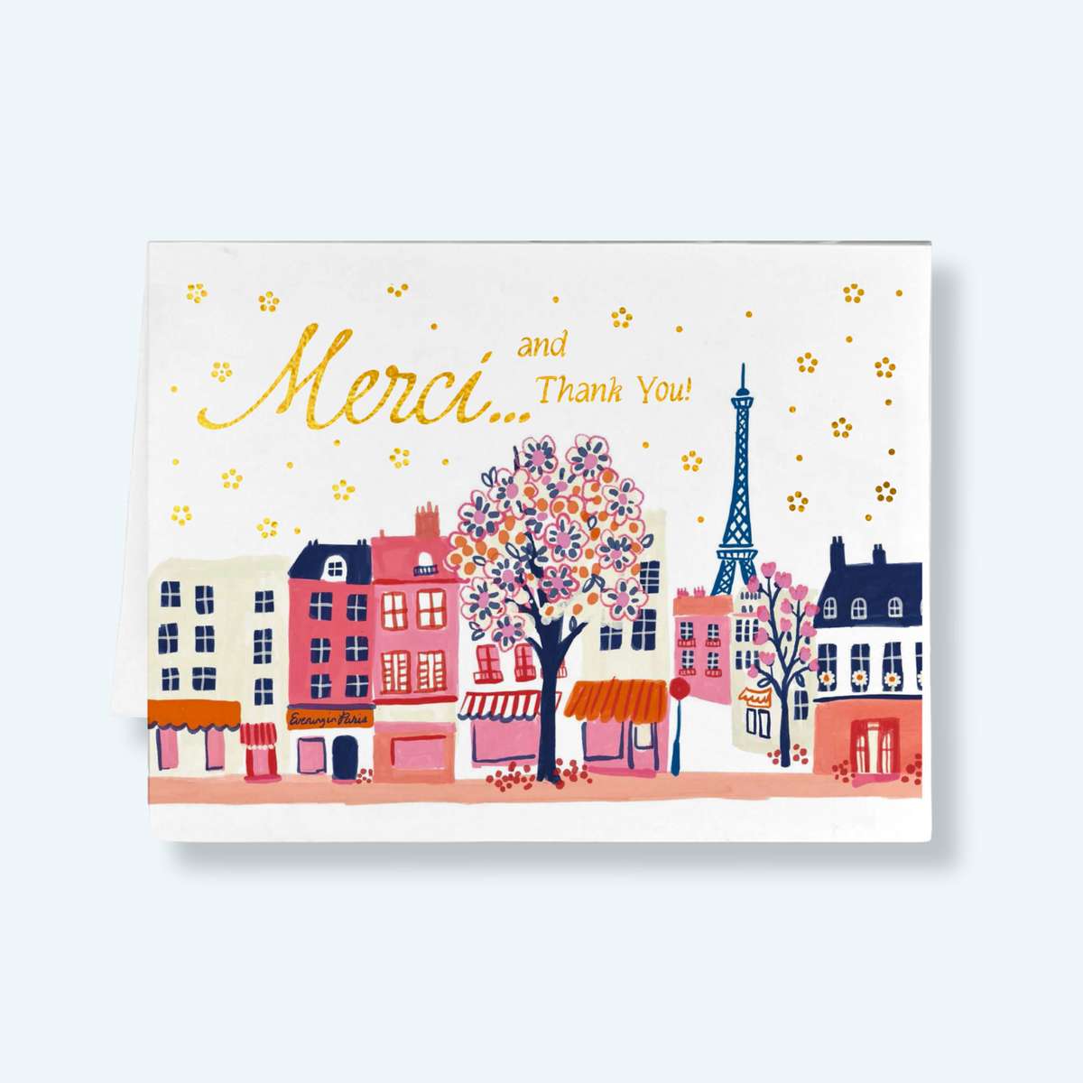 Stannie & Lloyd - New Greeting Card- Merci… Thank You (Paris)