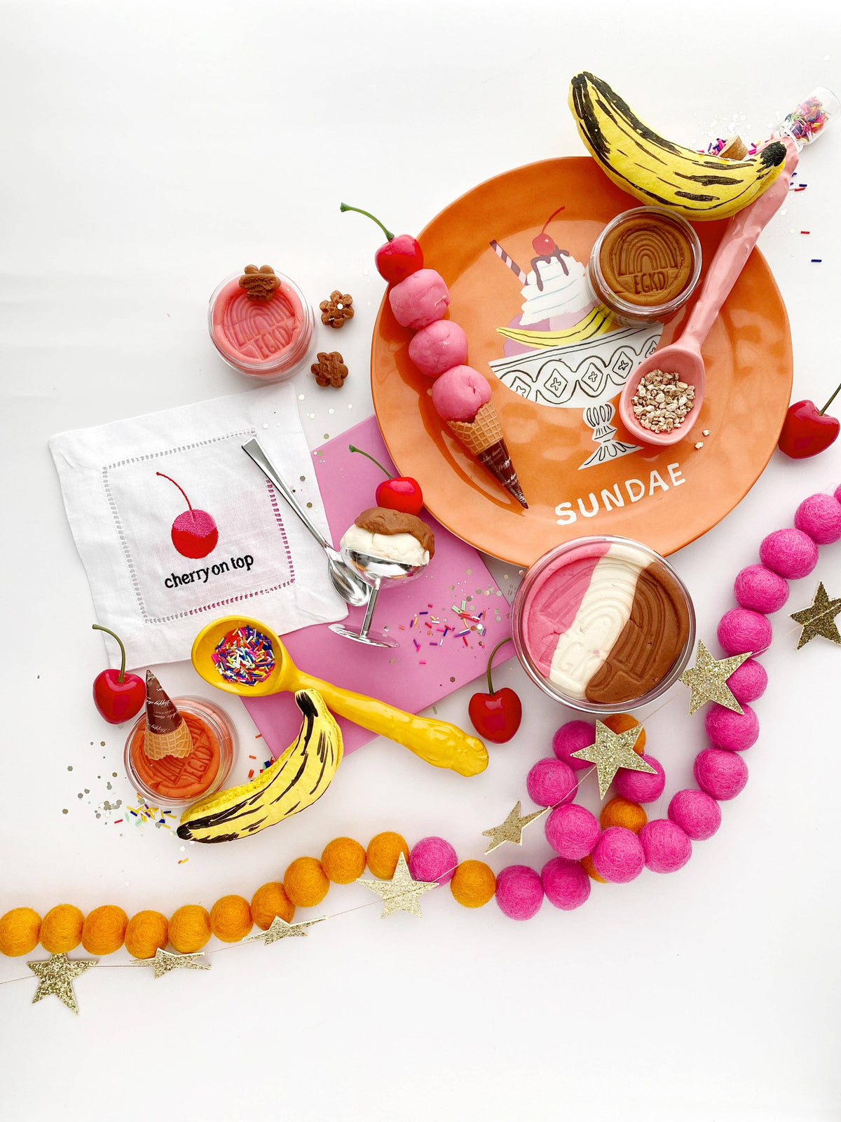 Earth Grown KidDoughs (KidDoughs by EGKD) - Ice Cream KidDough Play Kit
