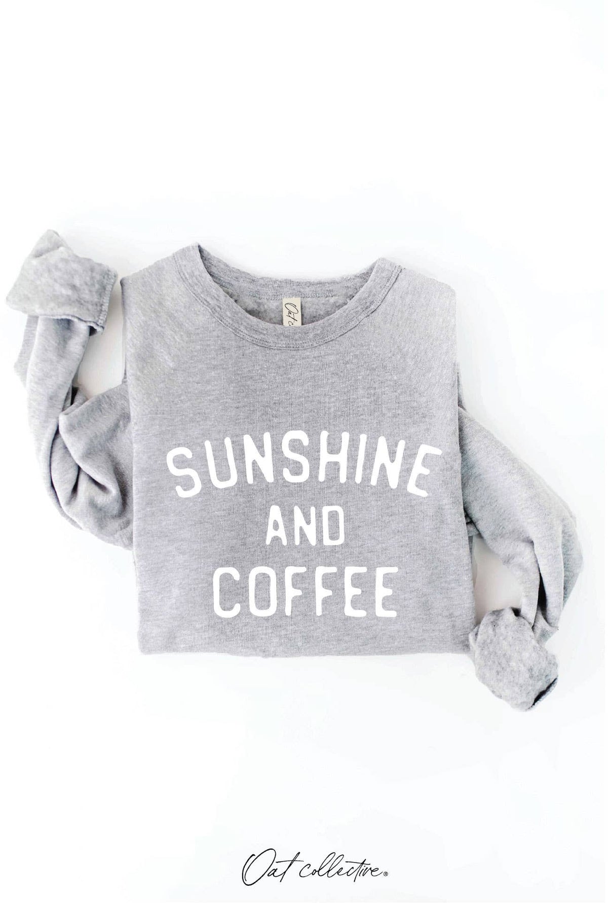 OAT COLLECTIVE - SUNSHINE AND COFFEE Graphic Sweatshirt