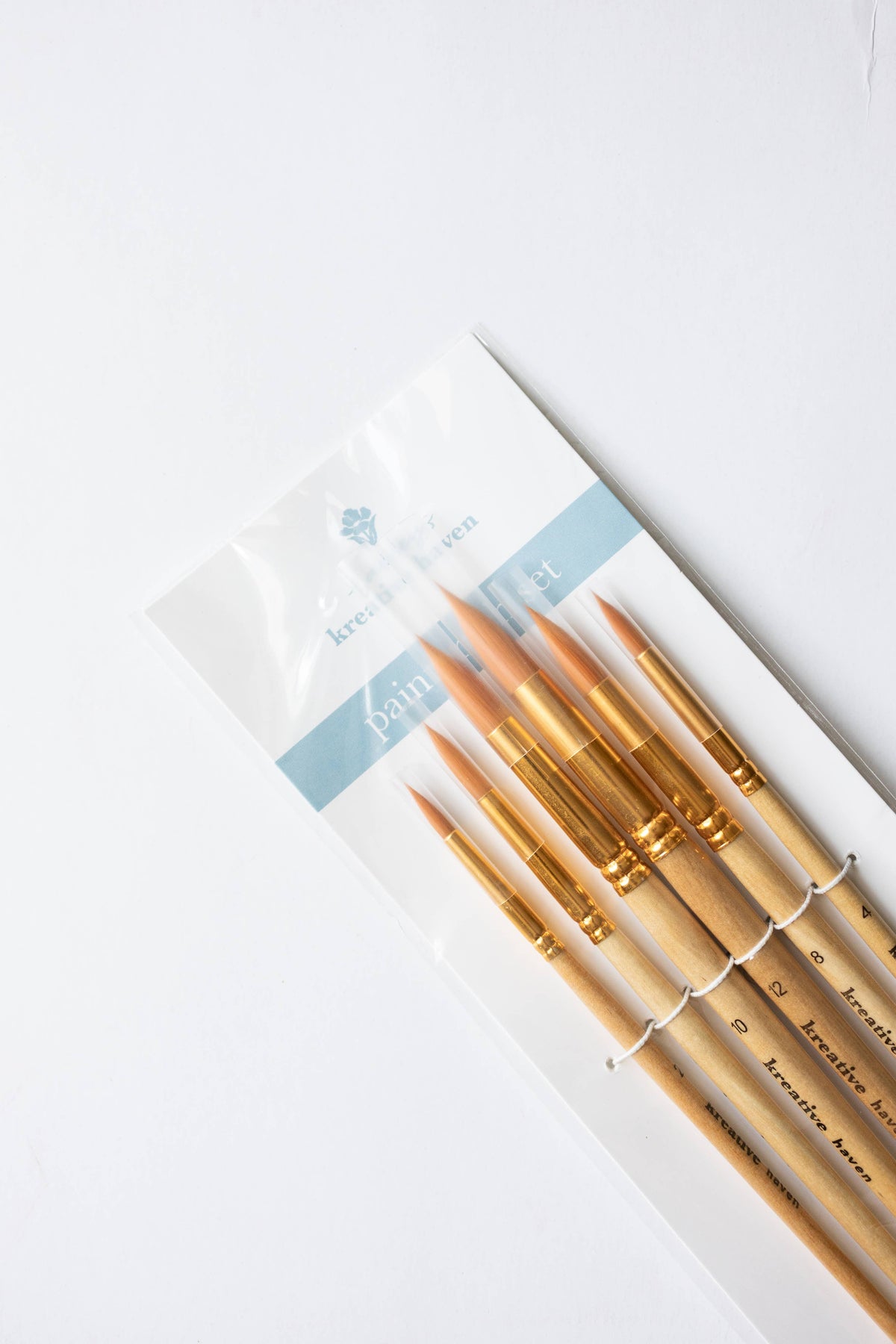 Paint Brush Set - Watercolor - 6 piece - Kreative Haven