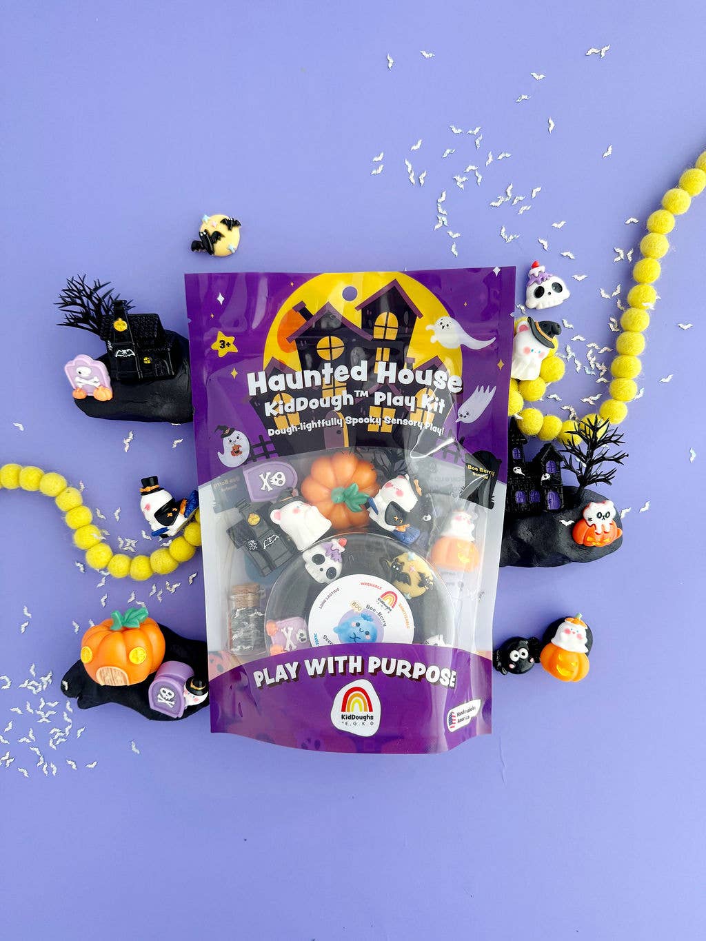 Earth Grown KidDoughs (KidDoughs by EGKD) - Haunted House KidDough Play Kit