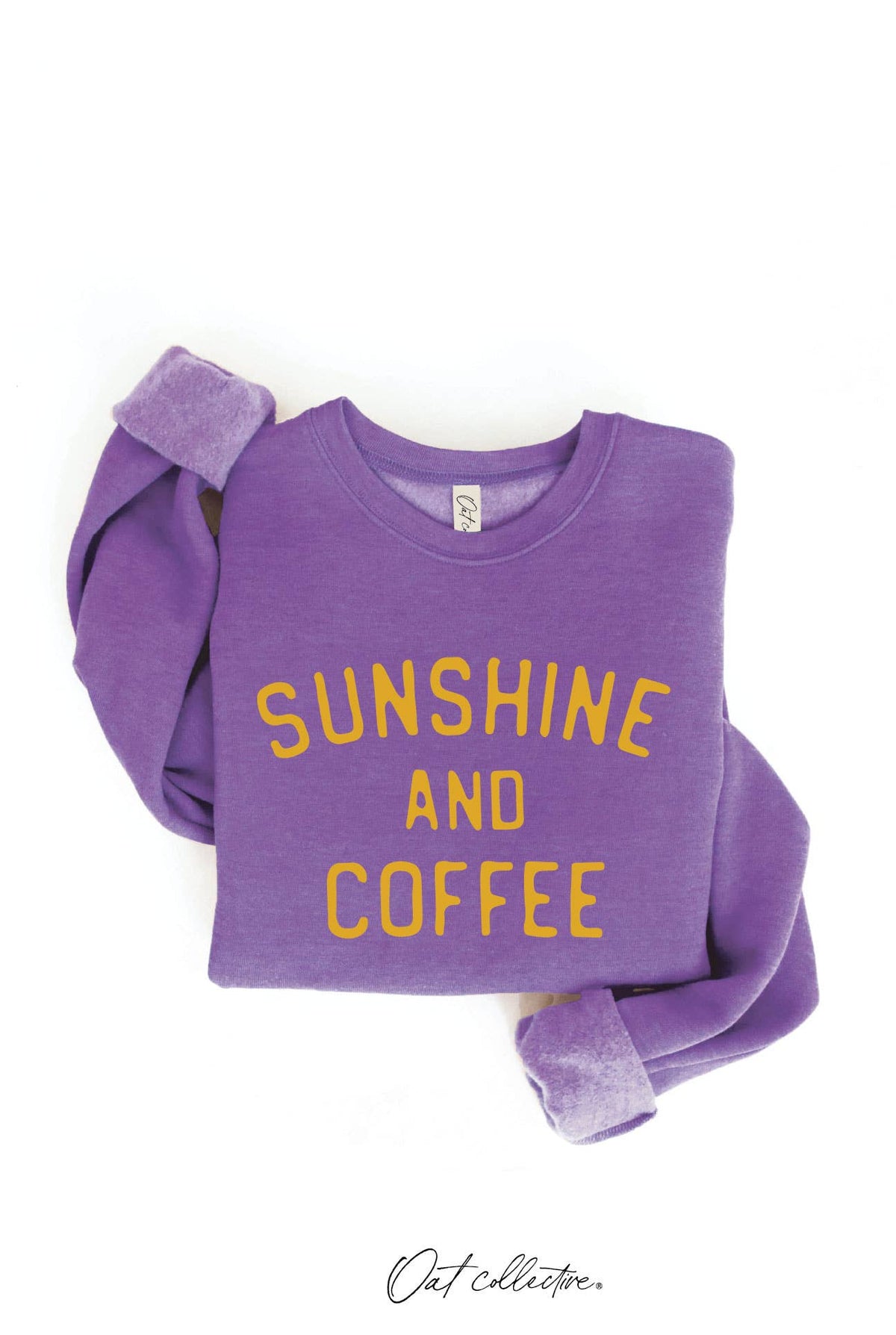 OAT COLLECTIVE - SUNSHINE AND COFFEE Graphic Sweatshirt