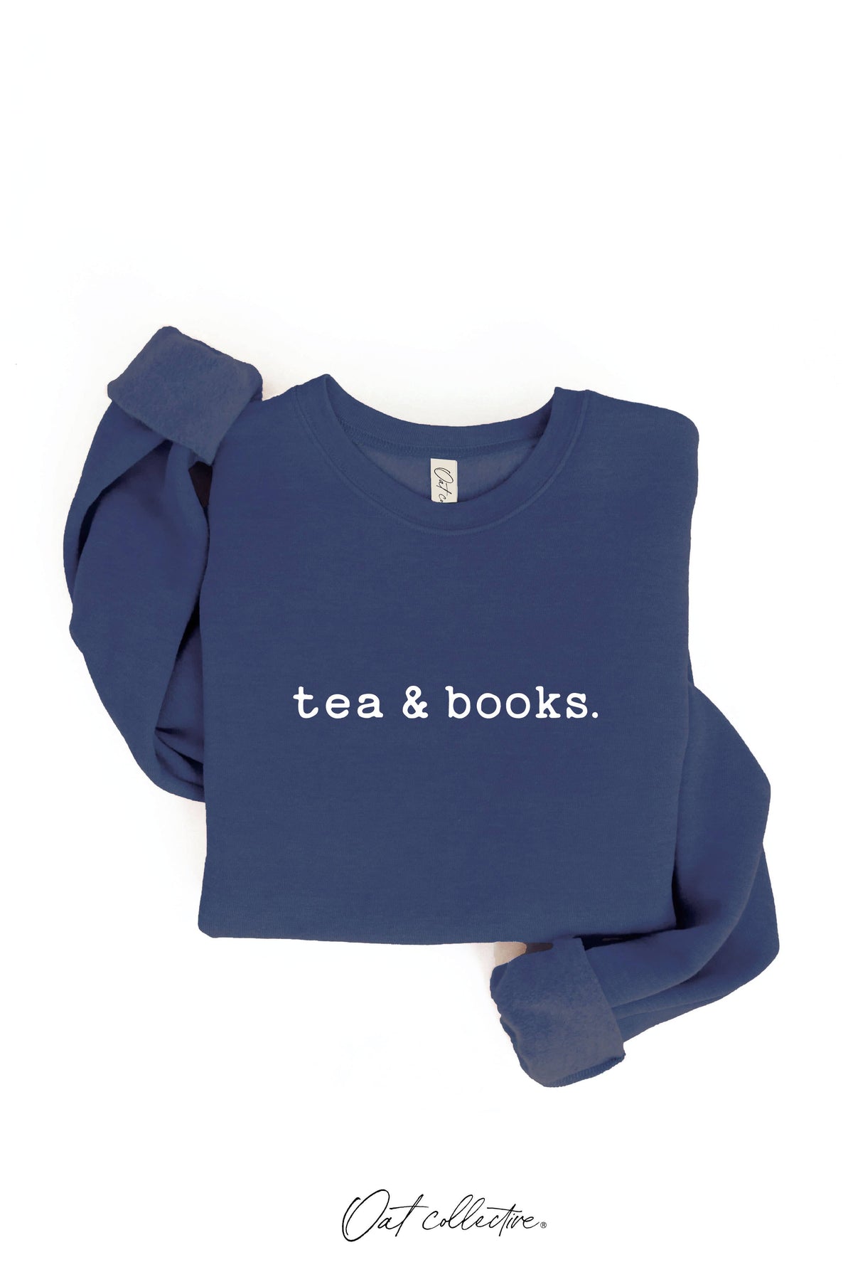 OAT COLLECTIVE - TEA AND BOOKS  Graphic Sweatshirt