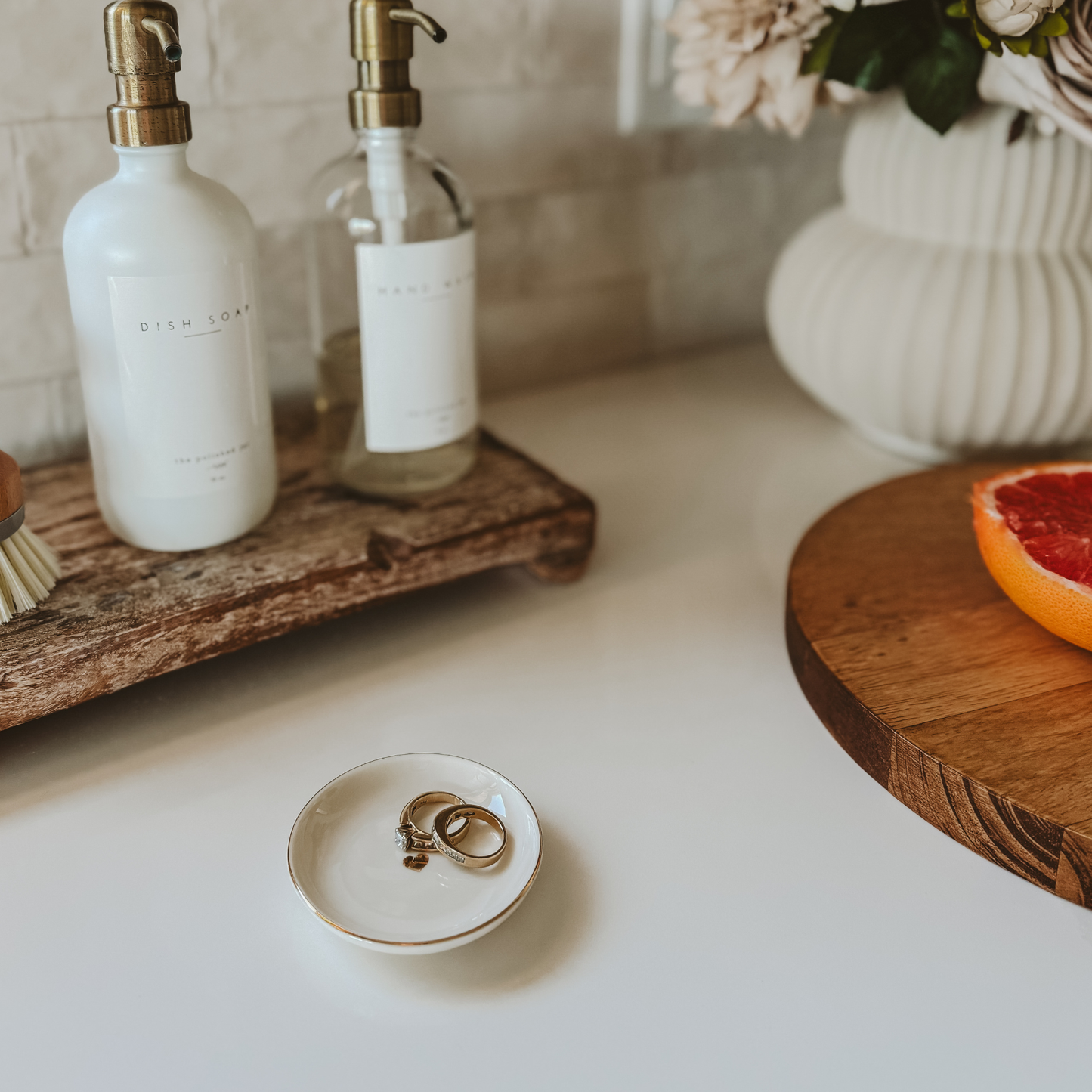 Gold Heart Jewelry Dish - Sweet Water Decor