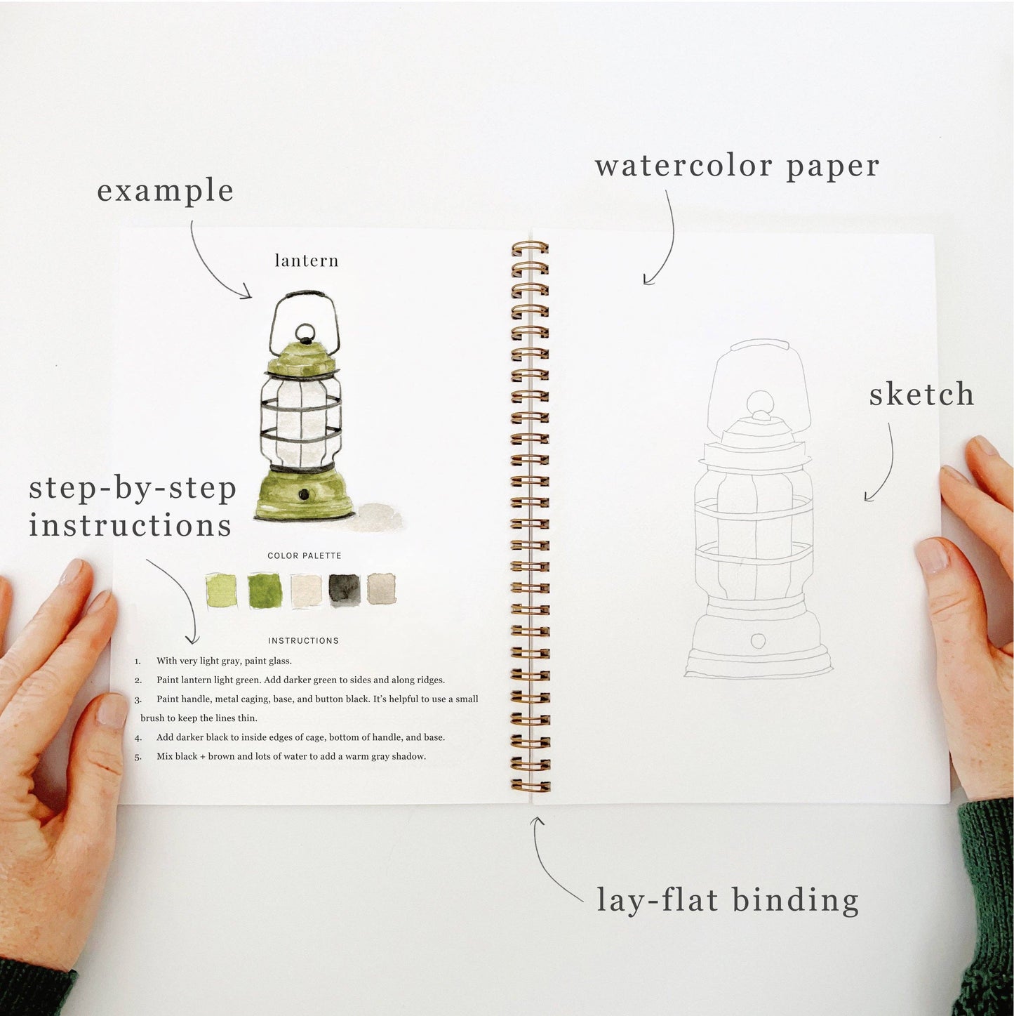 Watercolor Workbook - Camping