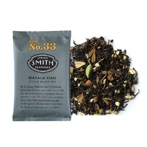 Smith Teamaker - Masala Chai Blended Spiced Black Tea - Bulk Sachets