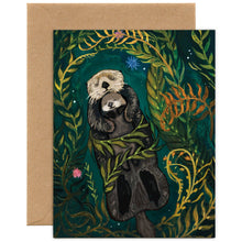 Load image into Gallery viewer, Tiny and Snail - Sea Otter Mama and Baby — Baby, Mother's Day, Everyday Card