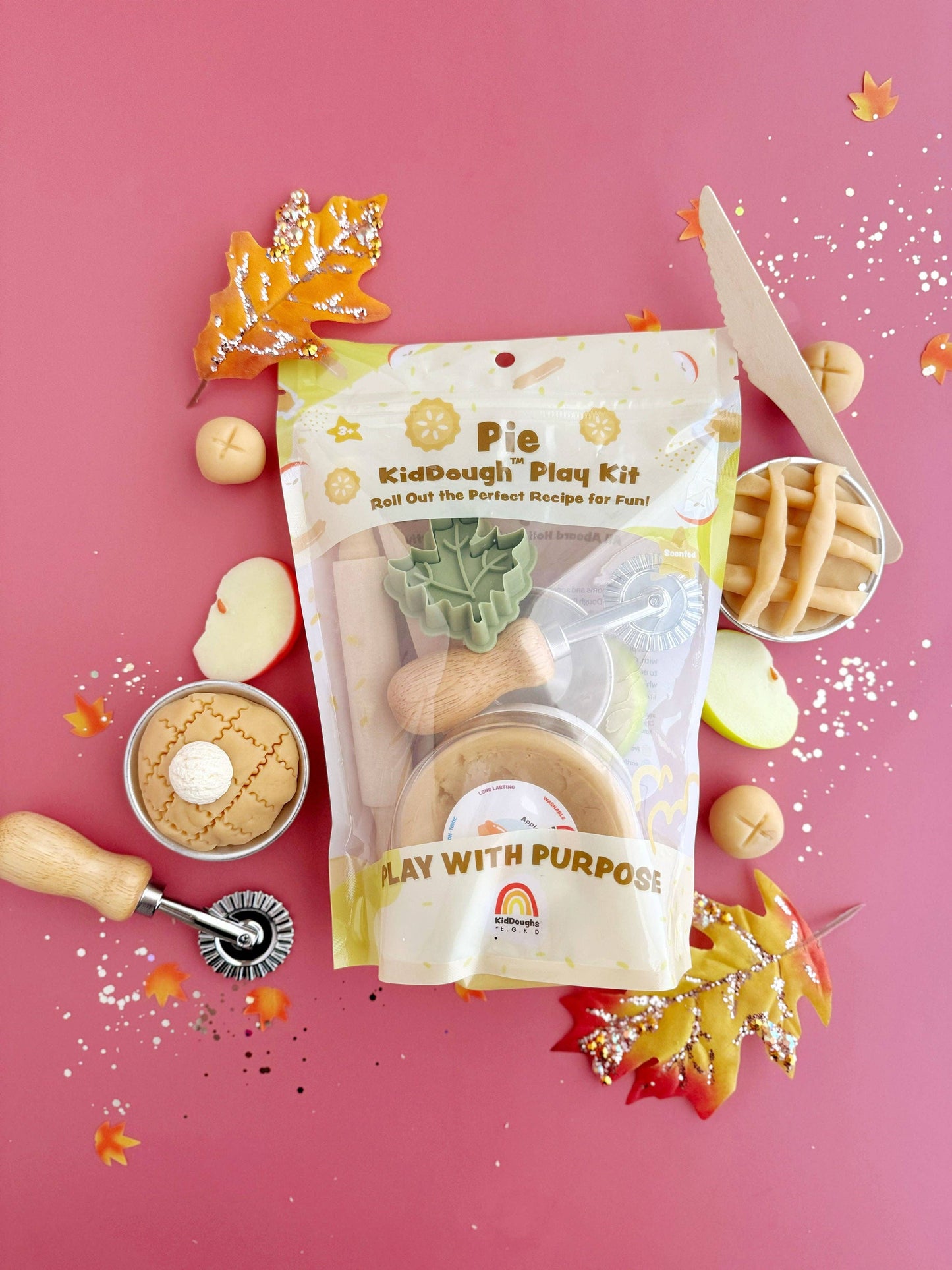 Earth Grown KidDoughs (KidDoughs by EGKD) - Pie KidDough Play Kit