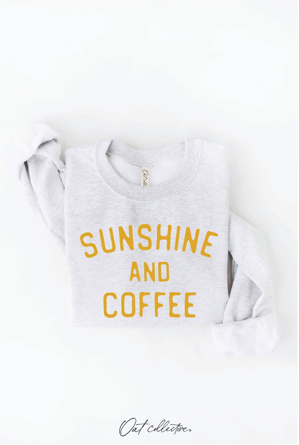OAT COLLECTIVE - SUNSHINE AND COFFEE Graphic Sweatshirt