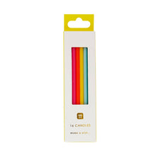 Load image into Gallery viewer, Talking Tables USA - Home, Birthday, Games &amp; Seasonal Decor - Rainbow Birthday Candles - 16 Pack | Cake Candle |