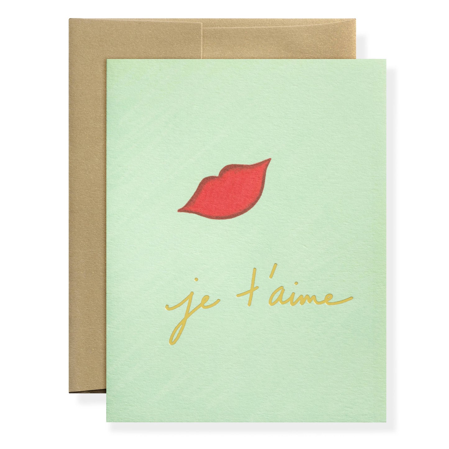 Karen Adams Designs - Je T'aime Greeting Card