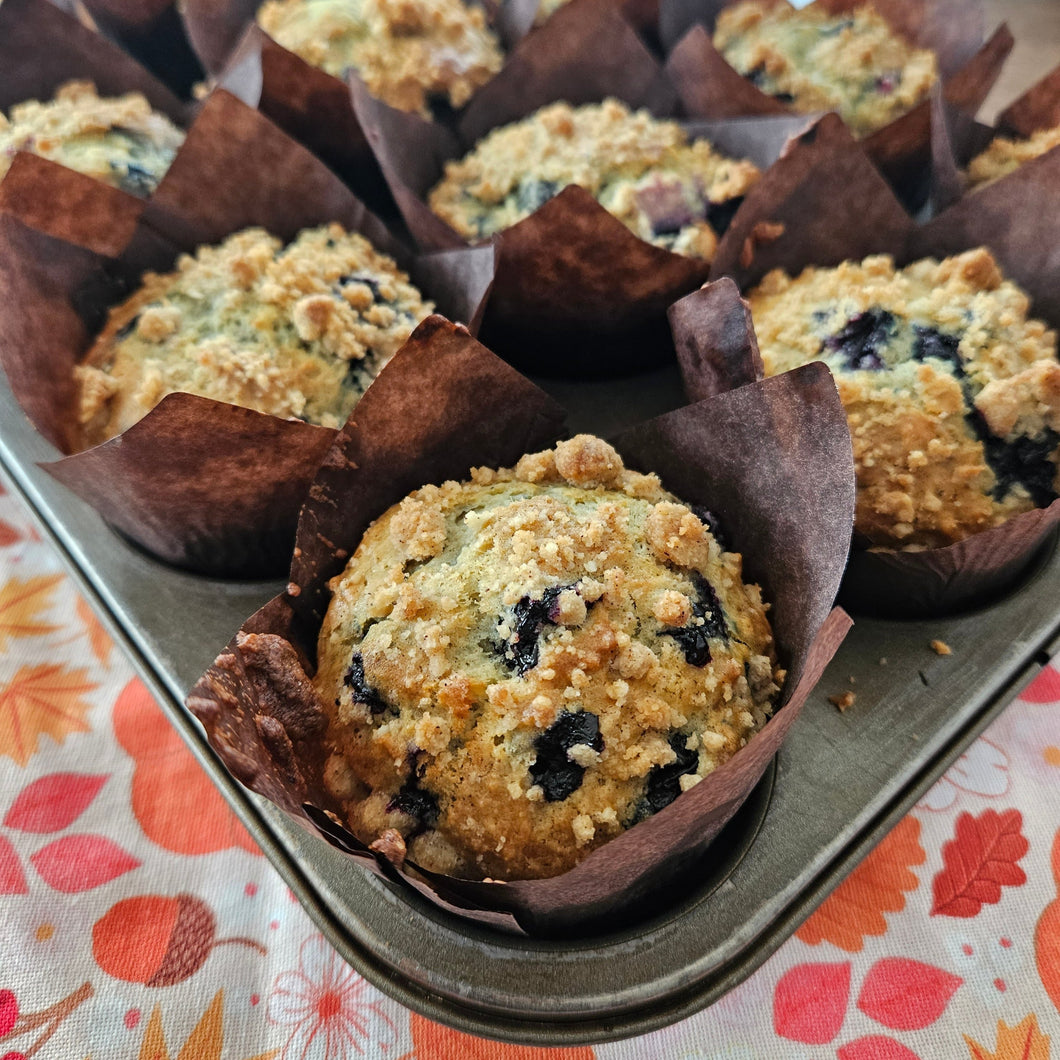 Blueberry Streusel Muffins