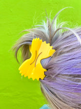 Load image into Gallery viewer, The Peach Fuzz - Farfalle Pasta Hair Claw