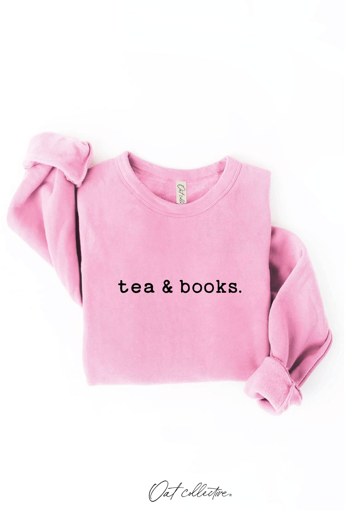 OAT COLLECTIVE - TEA AND BOOKS  Graphic Sweatshirt