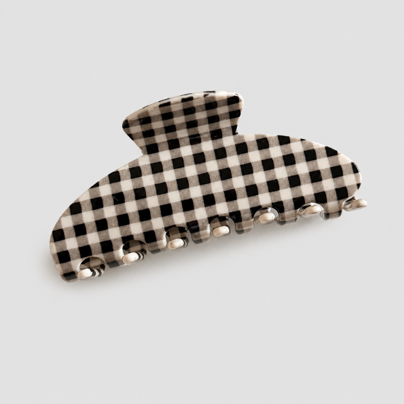 DAYLA - Checkered Pattern Claw Clip