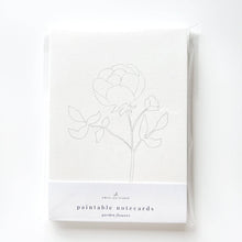 Load image into Gallery viewer, Watercolor Notecards: Garden Flowers