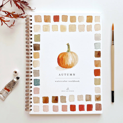 Watercolor Workbook: Autumn - Emily Lex Studio