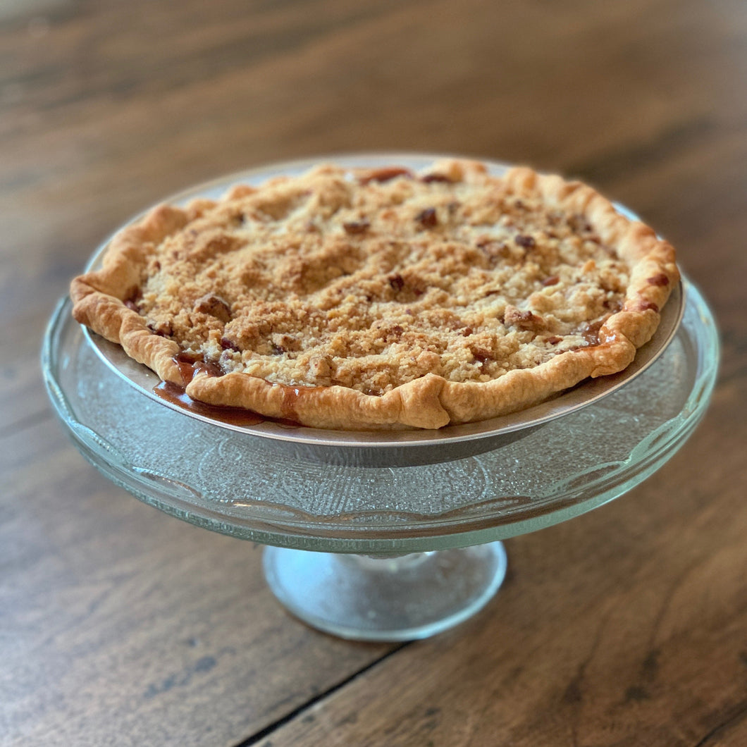 Christmas Apple Crumb Pie