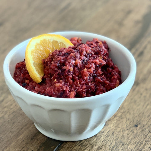 Christmas Fresh Cranberry Orange Relish