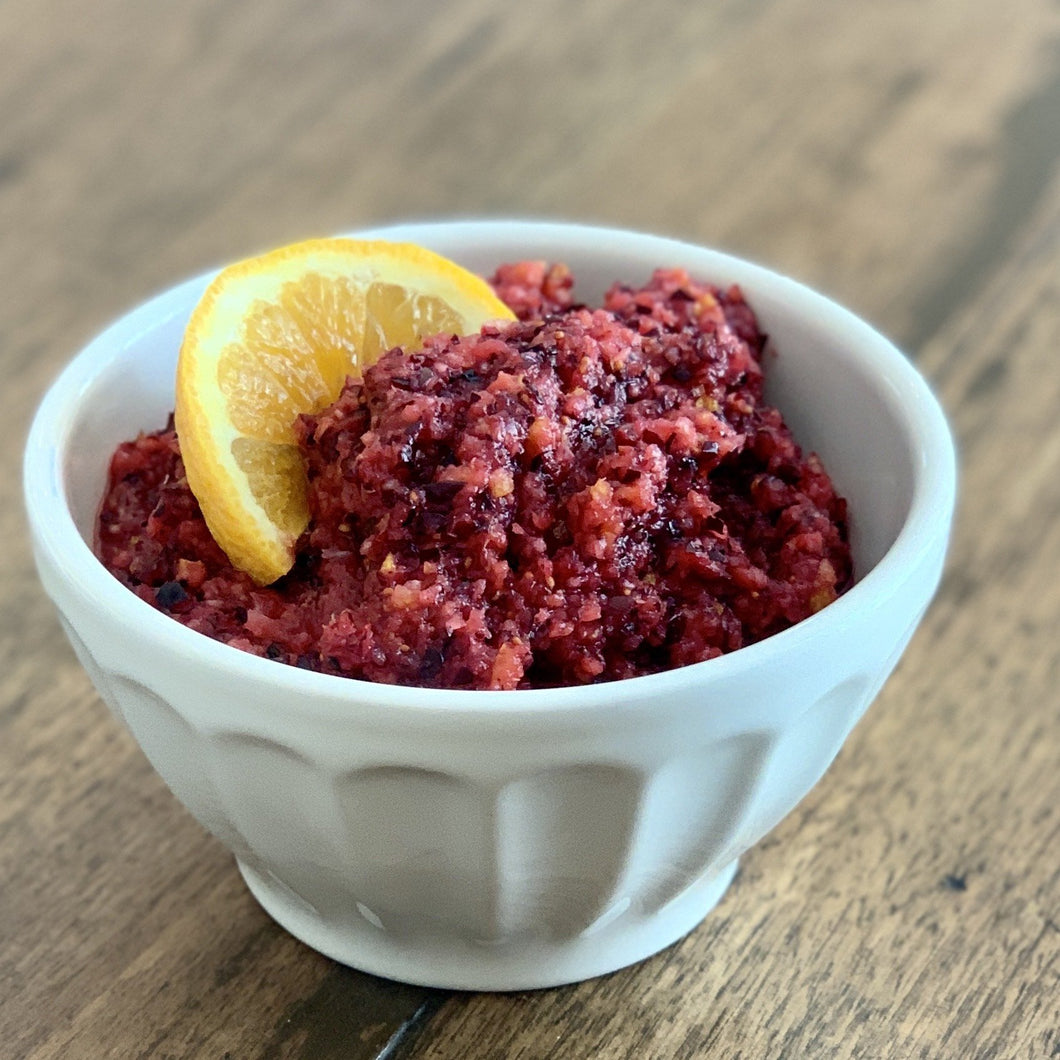 Christmas Fresh Cranberry Orange Relish