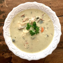 Load image into Gallery viewer, Christmas Chicken &amp; Wild Rice Soup