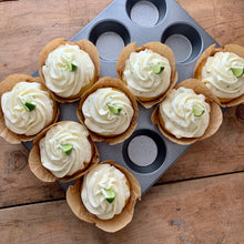 Load image into Gallery viewer, Key Lime-Filled Cupcakes