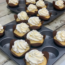Load image into Gallery viewer, Triple Vanilla Cream-filled Cupcakes